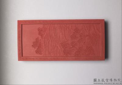 图片[2]-Vermillion inkstick from a set of imperially commissioned “Collective Celebrations of a Myriad Springs”, Qing dynasty, Jiaqing reign (1796-1820)-China Archive